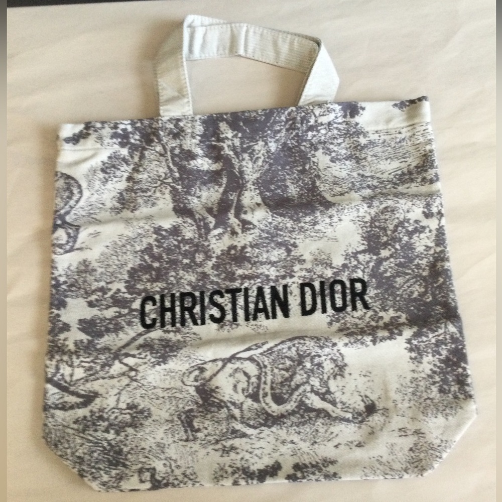 Christian Dior Toile Tote Bag